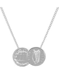 Katie Mullally - American Irish Double Coin Necklace - Lyst