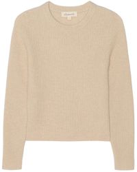 Ellsworth & Ivey - Neutrals Quinn Fisherman Sweater - Lyst