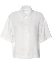 AGGI by HALEWSKI - Lotta Whisper Light Short Sleeve Shirt - Lyst