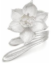 Ormiro - First Bloom Daffodil Sterling Ring - Lyst