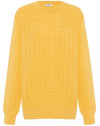 Peraluna - Zacha O-Neck Waffle Knit Pullover - Lyst