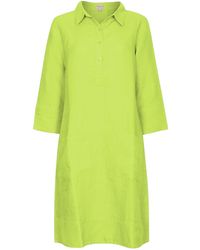 NoLoGo-chic - Up Town Linen Shirt Dress - Lyst