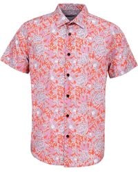 lords of harlech - Scott Handcut Floral Shirt - Lyst