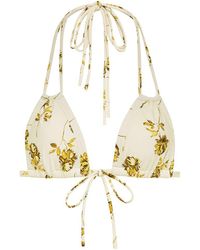 Montce - Gold Filigree Euro Bow Bikini Top - Lyst