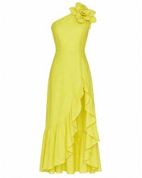 Yumi Kim - Rocky Chartreuse Linen Dress - Lyst