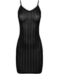 Oh!Zuza - Ribbed Sheer Slip - Lyst