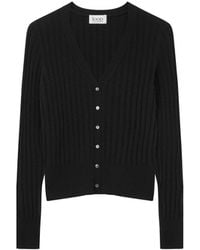 Loop Cashmere - Cashmere Wide Rib Cardigan - Lyst