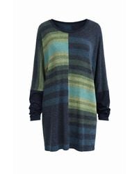 Conquista - Abstract Stripe Long-Sleeve Tunic Top - Lyst