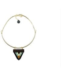 Gissa Bicalho - Acrylic Handmade Necklace Kit Kuntur Mustard - Lyst