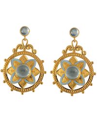 Emma Chapman Jewels - Bali Aquamarine Drop Earrings - Lyst