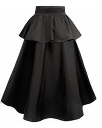 Frock Tales - Sunset Peplum Midi Skirt - Lyst