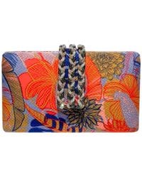 Simitri - Saffron Braided Fringe Clutch - Lyst