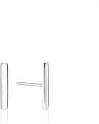 Lily & Roo - Plain Bar Stud Earrings - Lyst