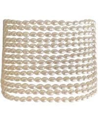 Leni James - The London Maxi Pearl Choker Necklace - Lyst