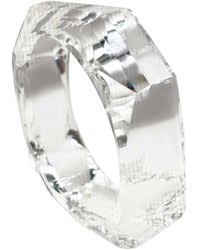 Michael Nash Jewelry - Neutrals Susanna Crystal Faceted Acrylic Bangle - Lyst