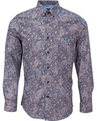lords of harlech - Morris Trippy Paisley Shirt - Lyst