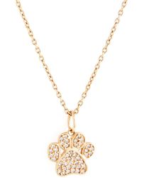 Belinda Jewelz - Audrey Dog & Cat Paw Necklace - Lyst