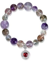 Aurozia - Five Elements Super Seven Crystal Beadeds Bracelet Fire - Lyst