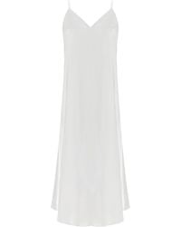 Avenue 8 - Silk Lace Midi Slip Dress - Lyst