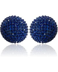 PINAR OZEVLAT - Disco Pebble Earrings Sapphire - Lyst