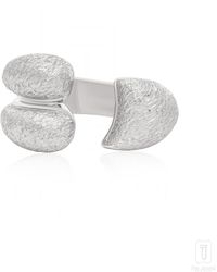 The Jewelz - Chroma Arc Textured Ring - Lyst
