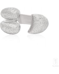 The Jewelz - Chroma Arc Textured Ring - Lyst