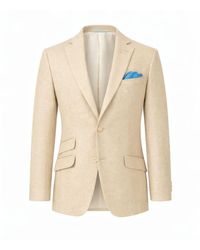 Koy Clothing - Neutrals Pale Linen Blazer - Lyst