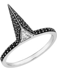 SALLY SKOUFIS - Urge Ring With Made Cz Diamond Stimulant - Lyst