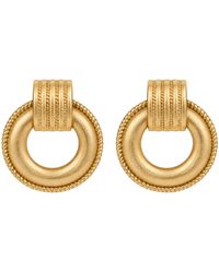 Pianella's - Deline Doorknocker Earrings - Lyst