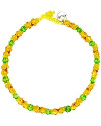 Tillie Beads - Sunflower Sparkle Choker Bead Necklace - Lyst