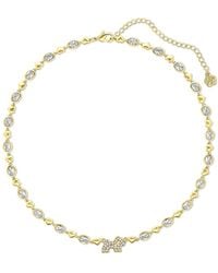 Cloud Haven - Crystal Logo Necklace - Lyst