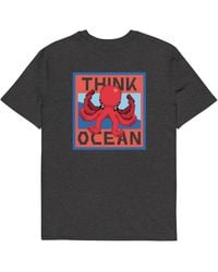 Anchor and Crew - Heather Think Ocean Octopus Pixel Art Organic Cotton T-Shirt - Lyst