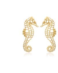 Milou Jewelry - Seahorse Earrings - Lyst