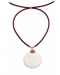 Carolina Benoit - La Mer Shell Pendant Necklace - Lyst