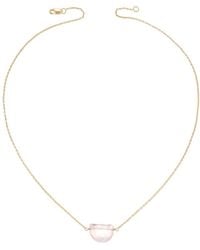 Heather Hawkins Jewelry - Luna Moon Shaped Gemstone Necklace - Lyst