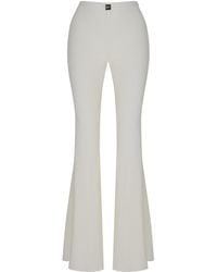 Nocturne - Ecru High-waisted Flare Pants - Lyst