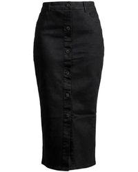 Esther Saadia - Diamond Stretch Denim Skirt - Lyst