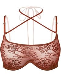 MONIQUE MORIN LINGERIE - Rush Wired Bra Sugar - Lyst