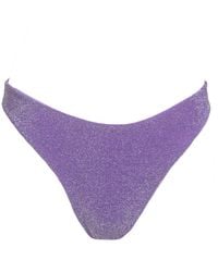 Patti Jane Swim - Faye's Disco High Waist Sparkle Cheeky Bikini Bottoms - Lyst
