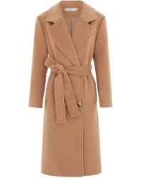 Hortons England - Neutrals Highgrove Cashmere Coat Tan - Lyst