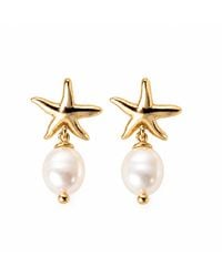Lalinde - Starfish Earrings - Lyst