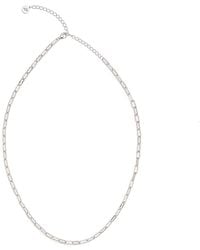 Seven Saints - Paperclip Chain Necklace, Rhodium Over Sterling - Lyst