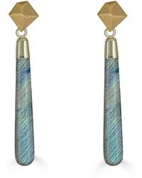 Loni Paul Jewelry - Labradorite Long Drop Earrings - Lyst