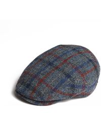 Dasmarca Hats - Justin Marine Harris Tweed Flat Cap Made - Lyst