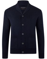 Paul James Knitwear - Chunky Merino Wool Marello Shawl Collar Cardigan - Lyst