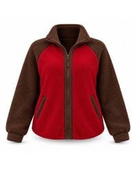 Girl In Mind - Mimi Contrast Pocket Full Zip Fleece - Lyst