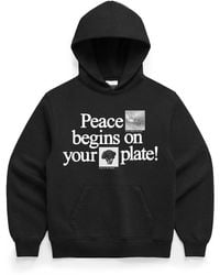 Dont Eat the Homies - Peace Begins On Your Plate Hoodie - Lyst