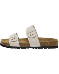EverAu Australia - Neutrals Scarlet Leather Sandals - Lyst