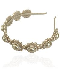 PINAR OZEVLAT - Neutrals Nurbanu Headband - Lyst