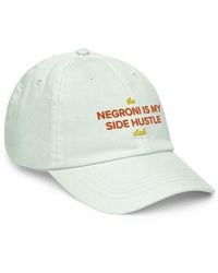 Anchor and Crew - Pastel Mint Negroni Is My Side Hustle Club Chino Embroidered Cap - Lyst